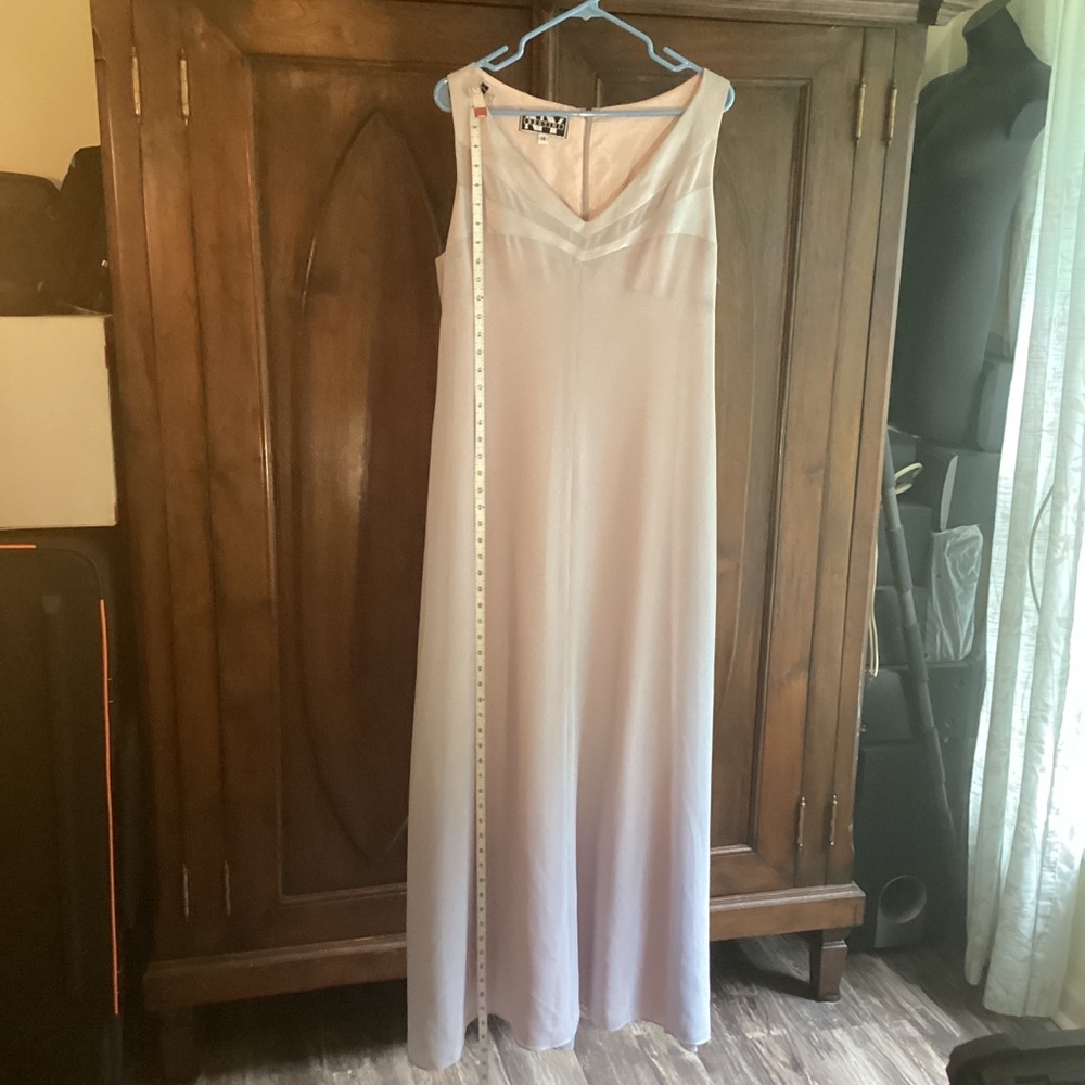 NY Bestini- long lined dress with satin detail at neckline (14)